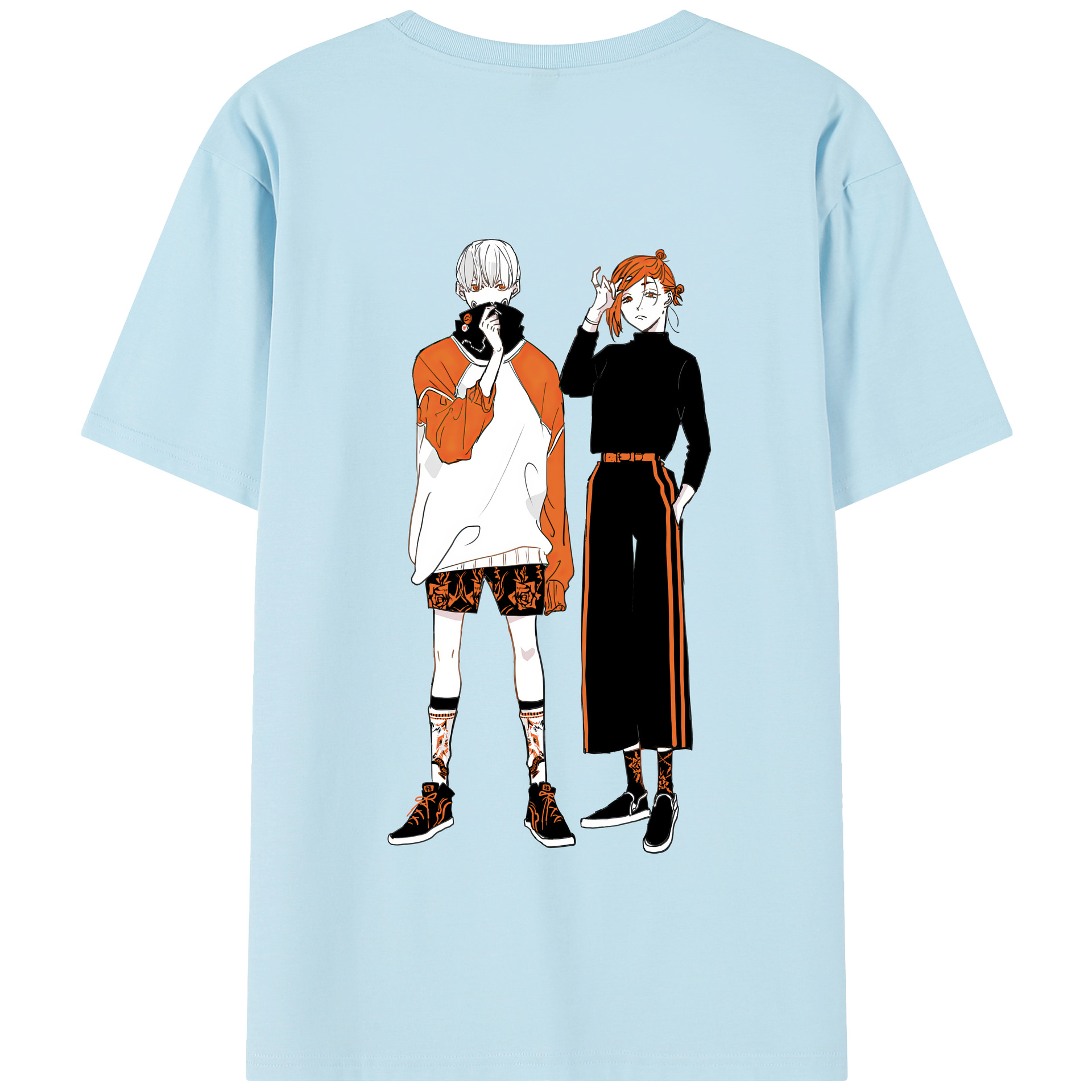 （画像用） 呪術廻戦 Jujutsu Kaisen 綿100％半袖Tシャツ（背面プリント）